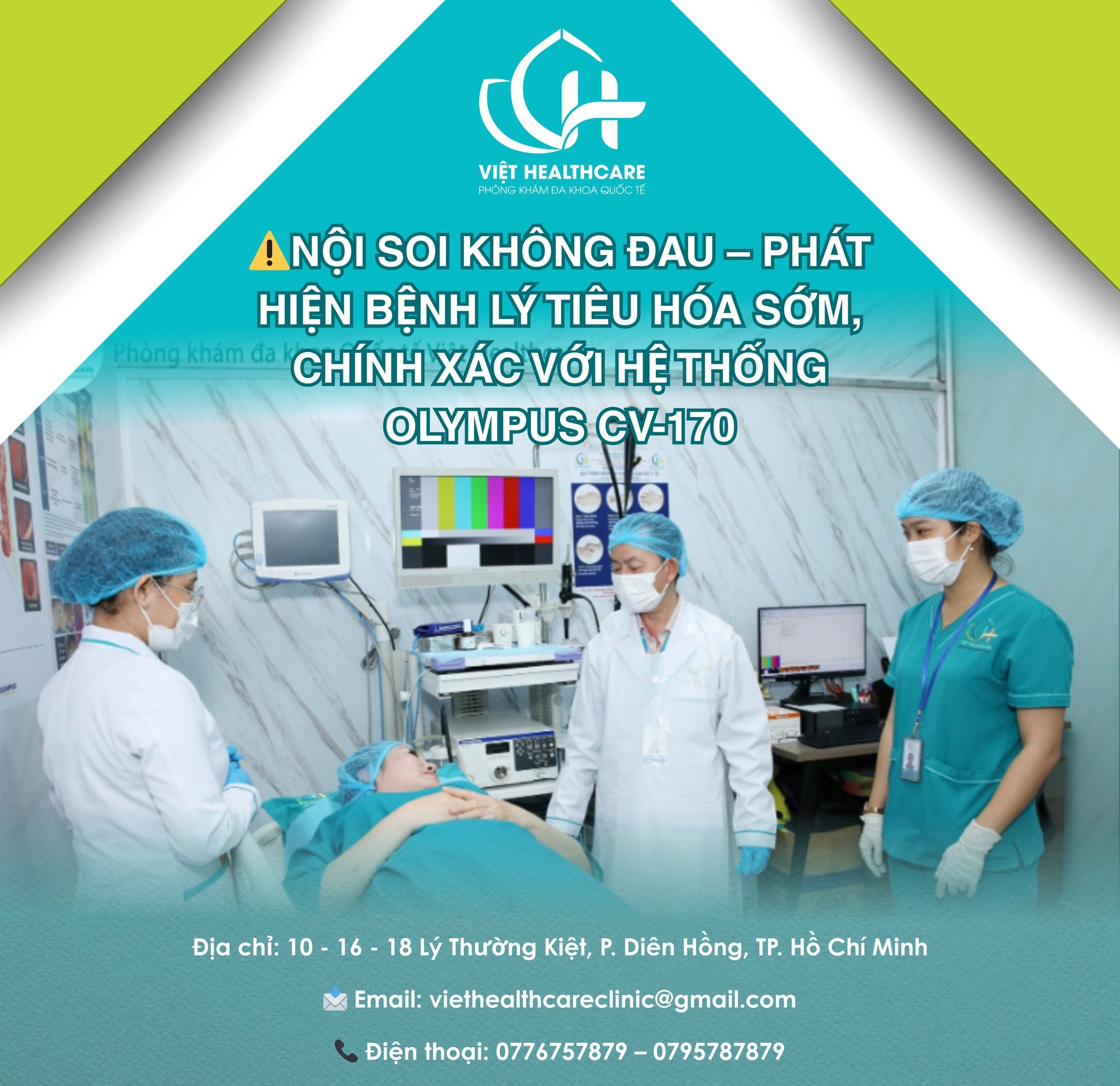 Nội soi không đau với hệ thống hiện đại